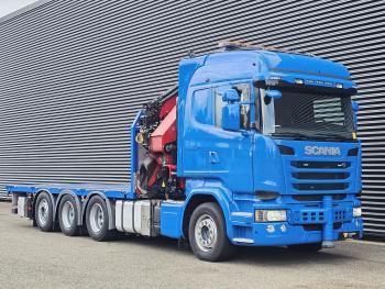 Scania G490 8x4*4 / HMF 5020 CRANE - KRAN + JIB + WINCH / RETARDER